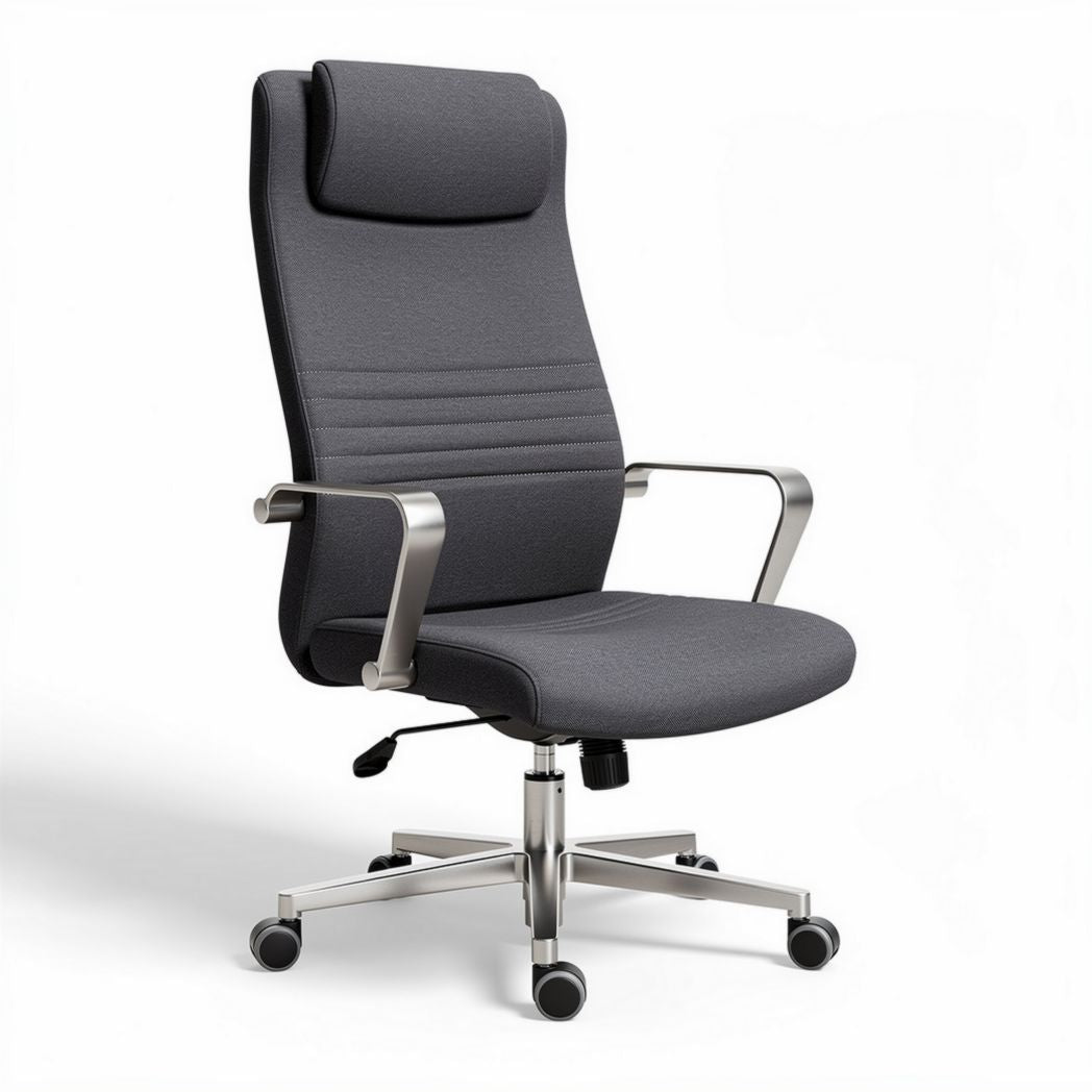 Sedia da ufficio girevole in tessuto per workstation – 50 x 60 x 120 cm