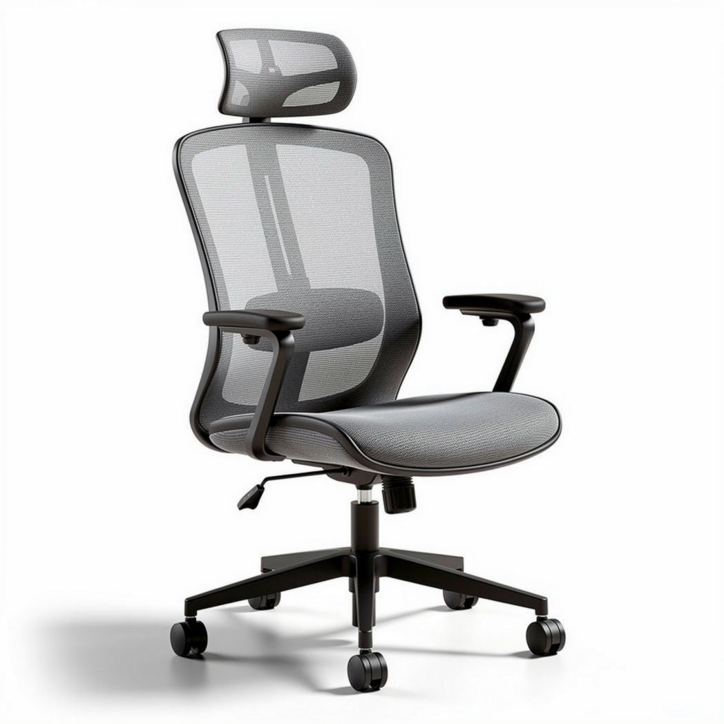 Sedia da ufficio ergonomica in rete per ufficio e studio – 60 x 60 x 120 cm