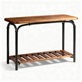 Tavolo console in marmo con struttura in metallo per ingresso – 100 x 40 x 75 cm