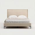 Letto matrimoniale imbottito per camera da letto – tessuto poliestere – 200 x 160 x 100 cm